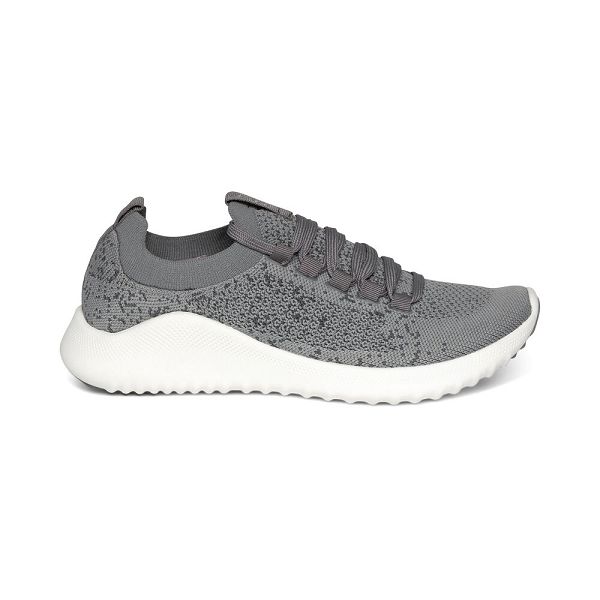 Aetrex Women's Carly Arch Support Sneakers Grey Shoes UK 4984-087